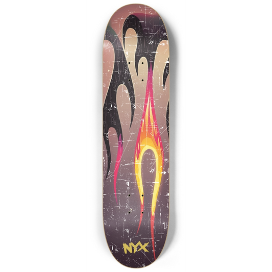 Flames 8-1/4 Skateboard Deck