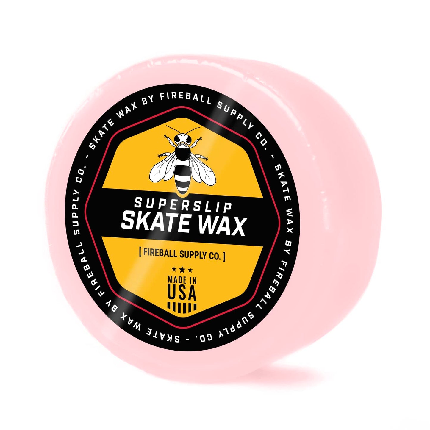 Fireball SuperSlip Pro Skateboard Wax for Rails - USA Made Skate Curb Wax for Scooters Aggressive Inline and Skateboards - Custom Formula Professional Skate Wax