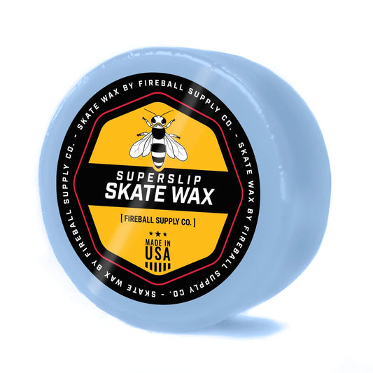 Fireball SuperSlip Pro Skateboard Wax for Rails - USA Made Skate Curb Wax for Scooters Aggressive Inline and Skateboards - Custom Formula Professional Skate Wax