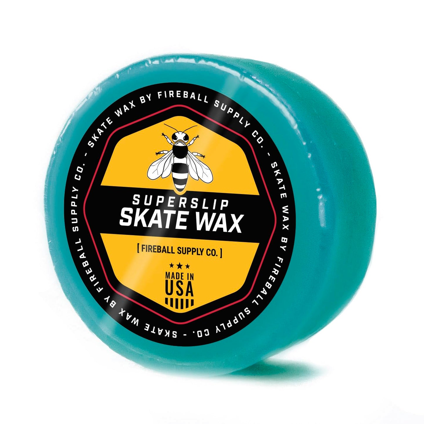 Fireball SuperSlip Pro Skateboard Wax for Rails - USA Made Skate Curb Wax for Scooters Aggressive Inline and Skateboards - Custom Formula Professional Skate Wax