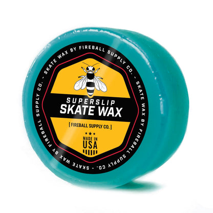 Fireball SuperSlip Pro Skateboard Wax for Rails - USA Made Skate Curb Wax for Scooters Aggressive Inline and Skateboards - Custom Formula Professional Skate Wax