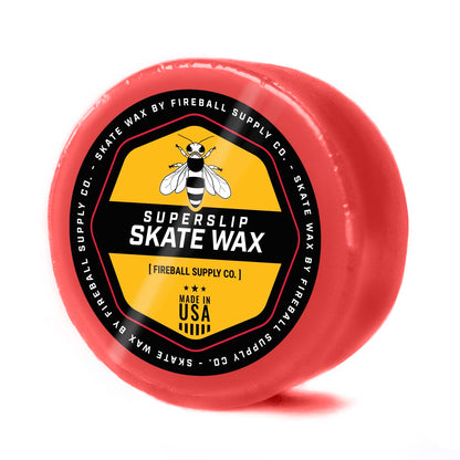 Fireball SuperSlip Pro Skateboard Wax for Rails - USA Made Skate Curb Wax for Scooters Aggressive Inline and Skateboards - Custom Formula Professional Skate Wax