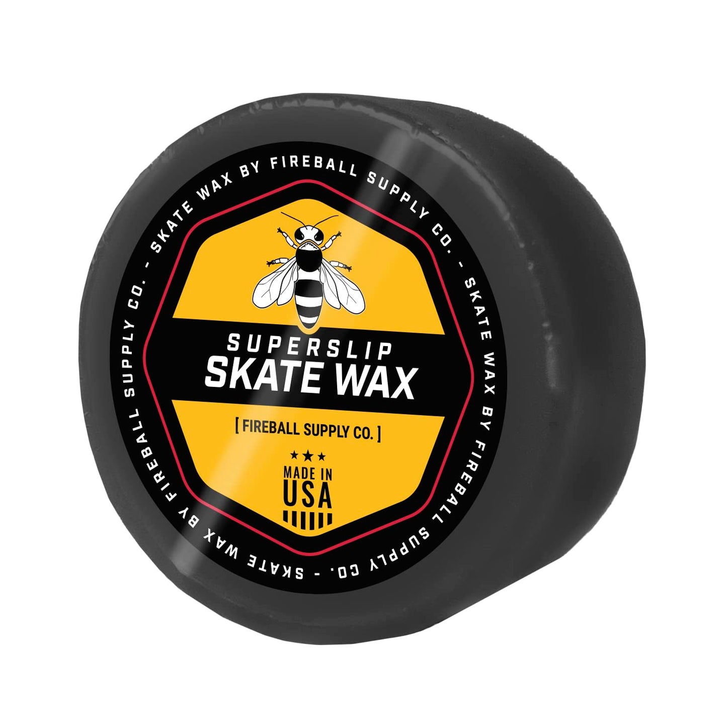 Fireball SuperSlip Pro Skateboard Wax for Rails - USA Made Skate Curb Wax for Scooters Aggressive Inline and Skateboards - Custom Formula Professional Skate Wax