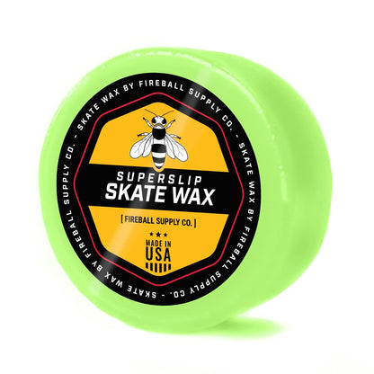 Fireball SuperSlip Pro Skateboard Wax for Rails - USA Made Skate Curb Wax for Scooters Aggressive Inline and Skateboards - Custom Formula Professional Skate Wax