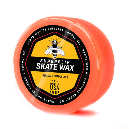 Fireball SuperSlip Pro Skateboard Wax for Rails - USA Made Skate Curb Wax for Scooters Aggressive Inline and Skateboards - Custom Formula Professional Skate Wax