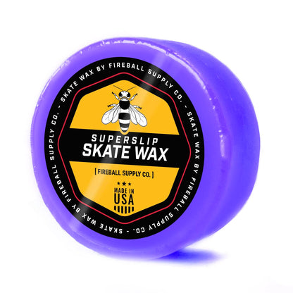 Fireball SuperSlip Pro Skateboard Wax for Rails - USA Made Skate Curb Wax for Scooters Aggressive Inline and Skateboards - Custom Formula Professional Skate Wax