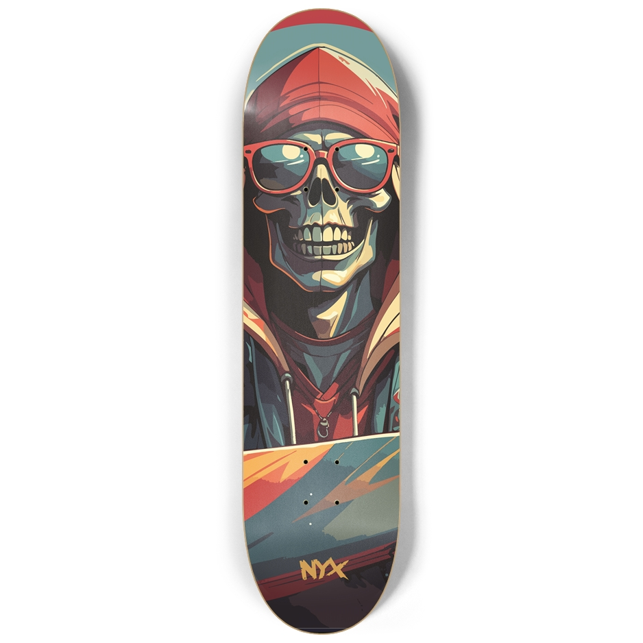 Skeleton surfer 8-1/4 Skateboard Deck