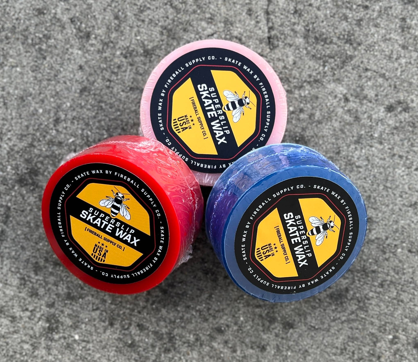 Fireball SuperSlip Pro Skateboard Wax for Rails - USA Made Skate Curb Wax for Scooters Aggressive Inline and Skateboards - Custom Formula Professional Skate Wax