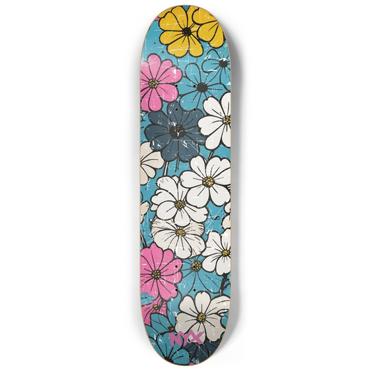 Flowers 8-1/4 Skateboard Deck