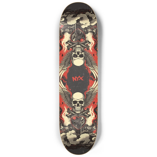 Clouds in flames 8-1/4 Skateboard Deck