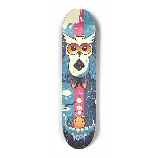 Owl 7-1/4 Mini/Kid Skateboard