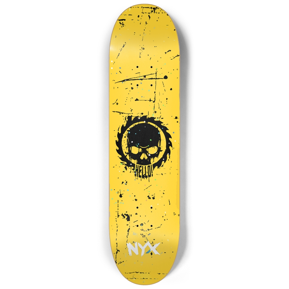 HELLO! 8-1/4 Skateboard Deck