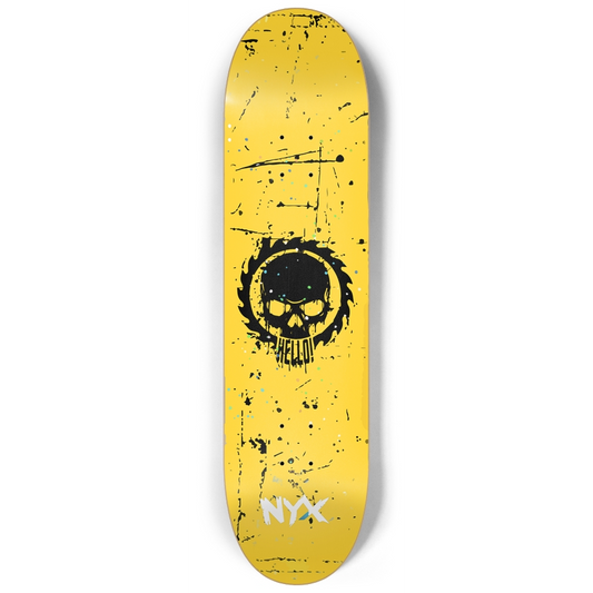 HELLO! 8-1/4 Skateboard Deck